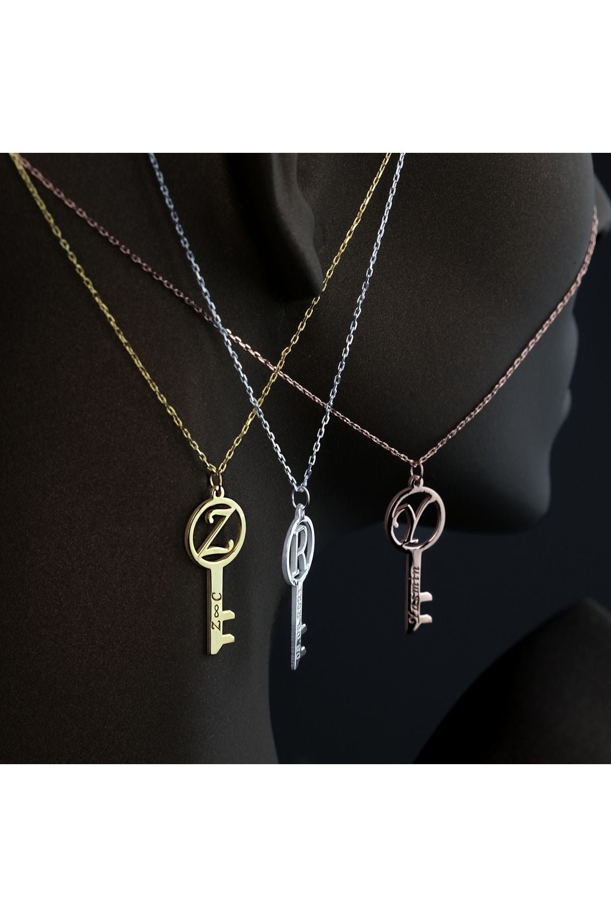 Gümüş Anahtar Kolye