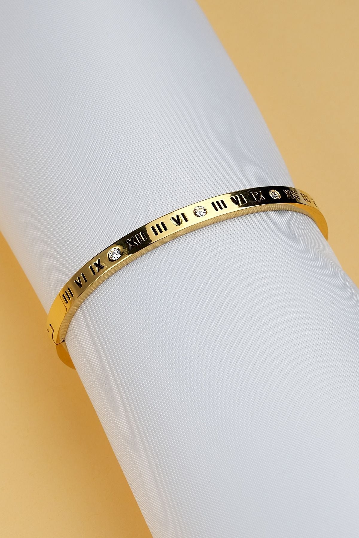 Çelik Bileklik Kadın Kelepçe Bileklik Kararma Yapmaz