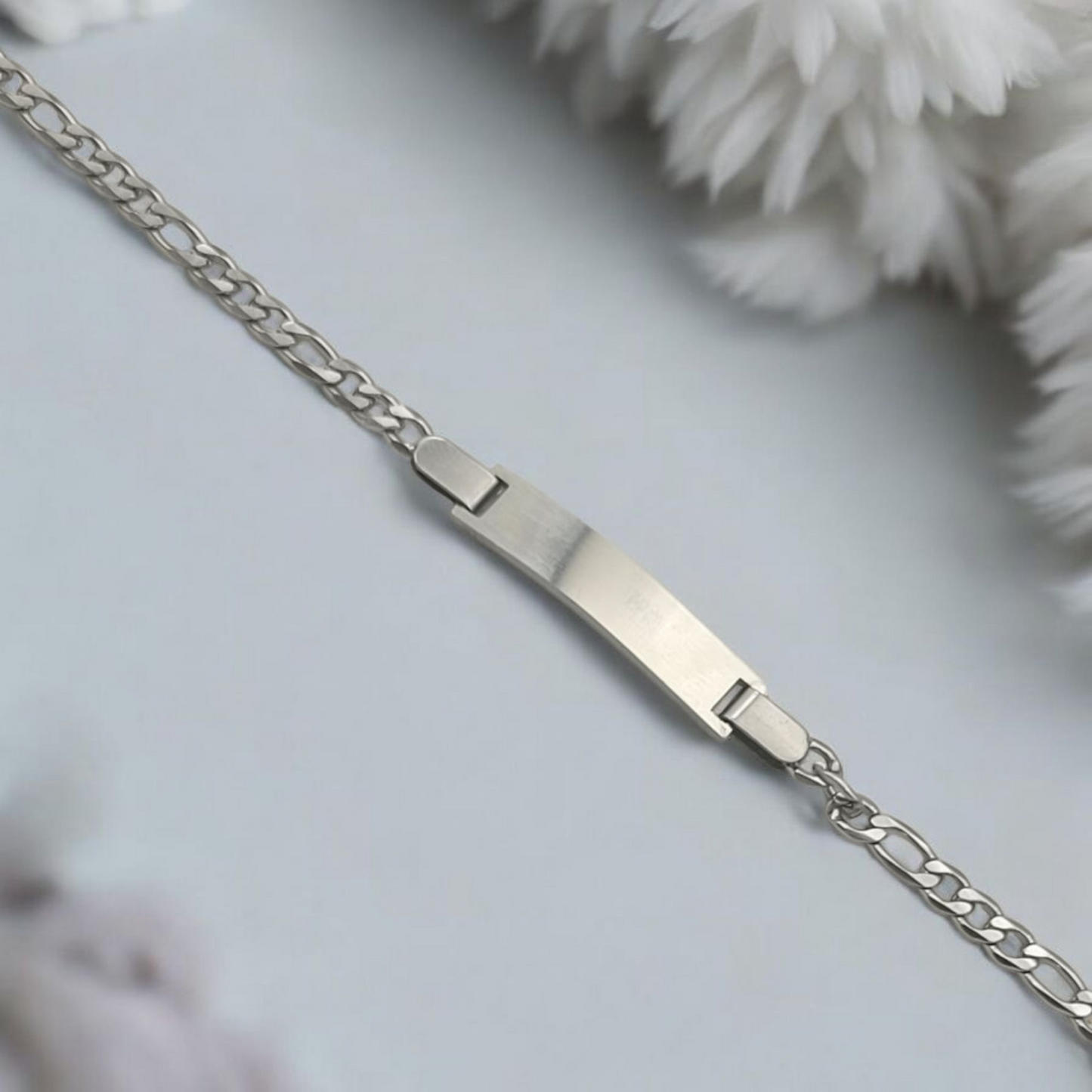 Çelik İsimli Bebek Çocuk Bileklik Künye Kararma Yapmaz