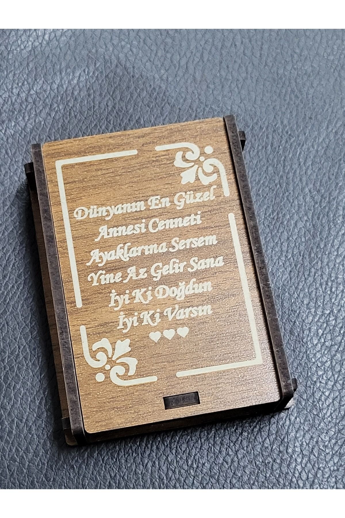 Kişiye Özel Ahşap Kolye Kutusu